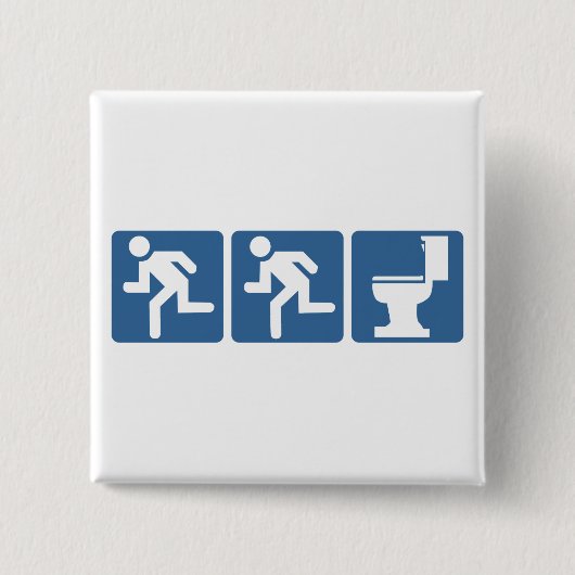 ランナーランナーのフラッシュ 缶バッジ (正面)