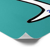 ランナーランニングに愛やる気を起こさせるの言葉 ポスター (角)