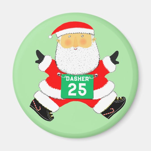 ランナーランニング クリスマスコレクション マグネット (正面)