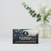 ランナーロゴ |トレッドミル |ジムモダン 名刺 (スタンド正面)