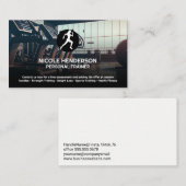 ランナーロゴ |トレッドミル |ジムモダン 名刺 (正面/裏面)