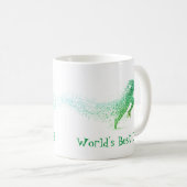 ランナーワールド最高ののパパ引用文 コーヒーマグカップ (正面右)