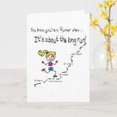 ランナー勇気付けられる カード (黄色い花)