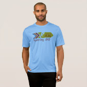 ランナー走のパパに対する走のスポーツの贈り物への愛 Tシャツ (正面フル)