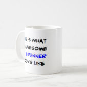 ランナー13.1 素晴らし, コーヒーマグカップ (正面左)