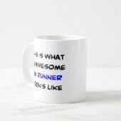 ランナー5k 素晴らし、 コーヒーマグカップ (正面左)