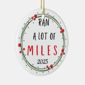 ランナー クリスマス オーナメント 2025年 楽しいホリデーギフト (右)
