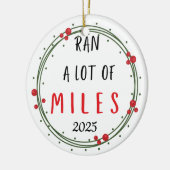 ランナー クリスマス オーナメント 2025年 楽しいホリデーギフト (左)