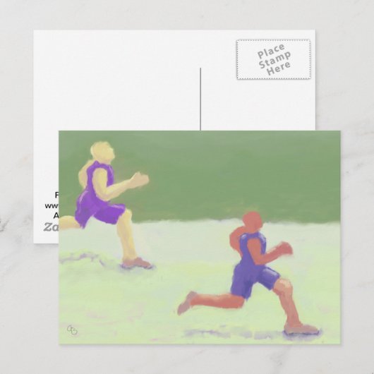 ランナー, ポストカード (正面/裏面)