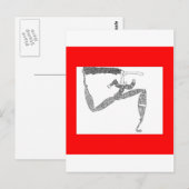 ランナー ポストカード (正面/裏面)