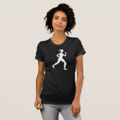 ランナー(女性) – 白 Tシャツ (正面フル)