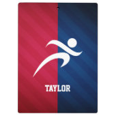 ランナー(赤、白、青) クリップボード (裏面)