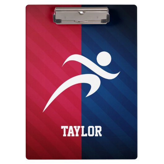 ランナー(赤、白、青) クリップボード (正面)