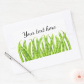 ランナ豆 長方形シール (封筒)