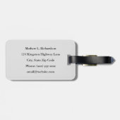 ランナ – おもしろいバートマイルランニング引用文 ラゲッジタグ (裏面横)