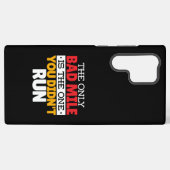 ランナ – おもしろいバートマイルランニング引用文 SAMSUNG GALAXYケース (裏面横)