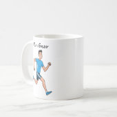 ランニアのためのギア - 走るモチベーション コーヒーマグカップ (正面左)