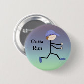 ランニングが幸せになる 缶バッジ (正面&裏面)