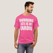 ランニングが遅いのは私の心臓病 Tシャツ (正面フル)