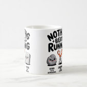 ランニングじゃんけんは愛を勝ち取る コーヒーマグカップ (中央)