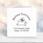 ランニングのウサギの住所 セルフインキングスタンプ