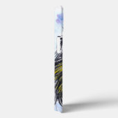 ランニングのウマの水彩画とインクアウマ科のート Case-Mate iPhoneケース (裏面 / 右)