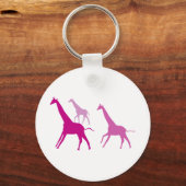 ランニングのキリン キーホルダー (正面)