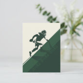 ランニングのクォーターバック ポストカード (スタンド正面)