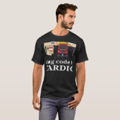 ランニングのコードはMy Cardio Software Developer Compu Tシャツ (正面フル)