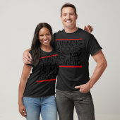ランニングのコードはMy CardioRUM CMD Promptコマンド Tシャツ (ユニセックス)