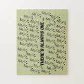 ランニングのスティックマン ジグソーパズル (縦)