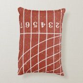 ランニングのトラックスポーツをテーマにした装飾用クッション アクセントクッション (裏面(縦))