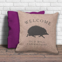 ランニングのヘッジホッグカスタムカントリースタイル クッション