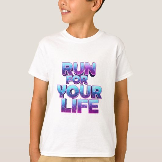 ランニングのモチベーションアップ Tシャツ (正面)