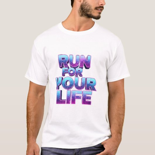 ランニングのモチベーションアップ Tシャツ (正面)