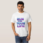 ランニングのモチベーションアップ Tシャツ (正面フル)