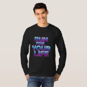 ランニングのモチベーションアップ Tシャツ (正面フル)