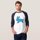 ランニングのリトルブルーバニーTシャツ Tシャツ (正面フル)