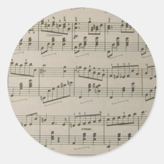 ランニングのワルツ・ステッカー ラウンドシール (正面)