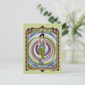 ランニングの円_A_はがき ポストカード (スタンド正面)