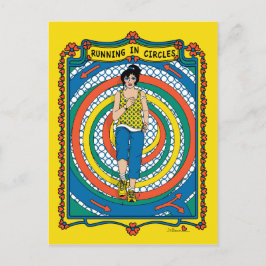 ランニングの円_B_ポストカード ポストカード