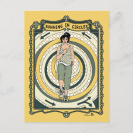 ランニングの円_C_はがき ポストカード