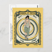 ランニングの円_C_はがき ポストカード (正面/裏面)