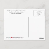 ランニングの円_C_はがき ポストカード (裏面)