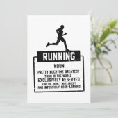 ランニングの定義 招待状 (スタンド正面)