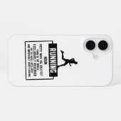 ランニングの定義 iPhone 16ケース (裏面横)
