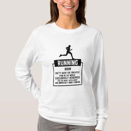 ランニングの定義 Tシャツ (正面)