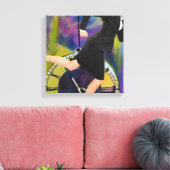 ランニングの時間切れ キャンバスプリント (インサイチュ (リビング))