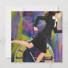 ランニングの時間切れ サンキューカード