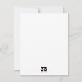 ランニングの時間切れ ノートカード (裏面)